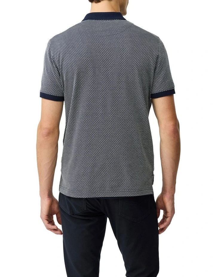 Chatto Creek Sports Fit Polo in Eclipse image 3