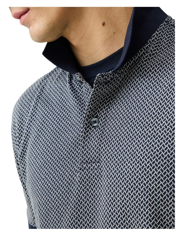 Chatto Creek Sports Fit Polo in Eclipse image 6
