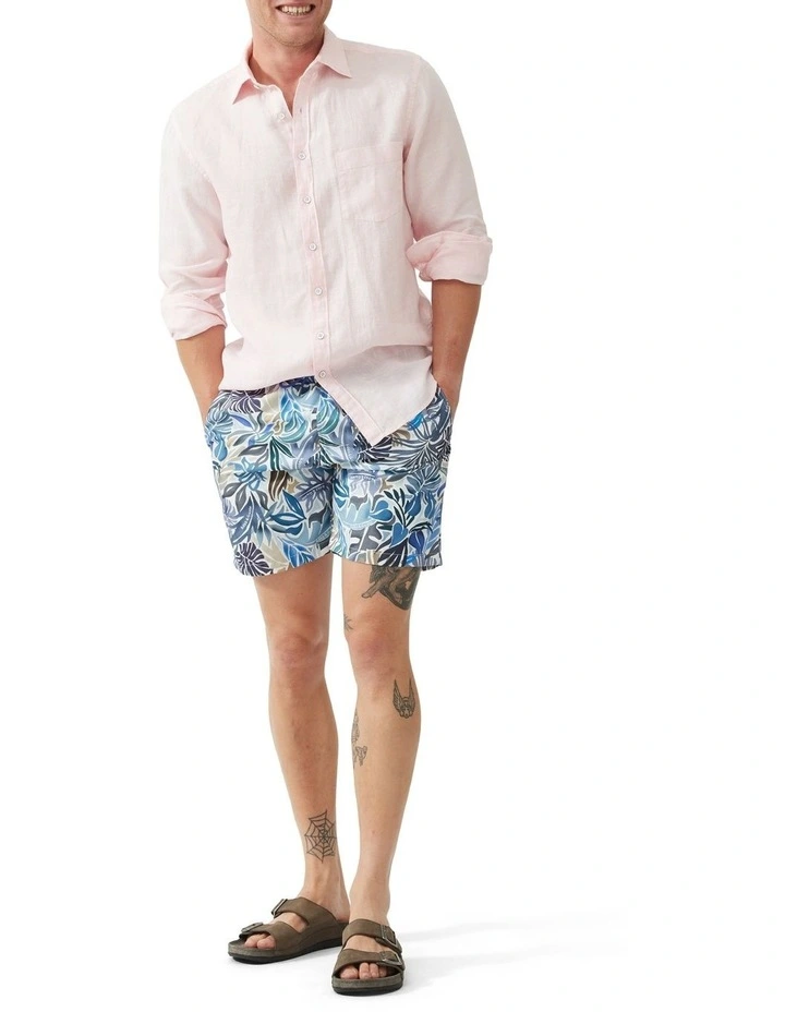 Coromandel Long Sleeve Sports Fit Shirt in Rosewater image 2