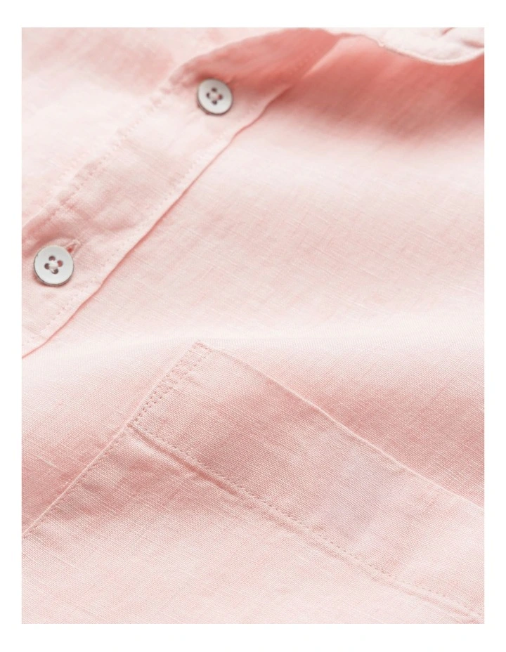 Coromandel Long Sleeve Sports Fit Shirt in Rosewater image 5