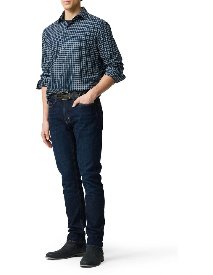 Sailrock Long Sleeve Sports Fit Shirt in Midnight image 2