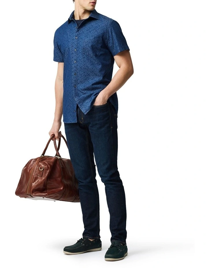Clarkes Bay Sports Fit Shirt in Denim image 2
