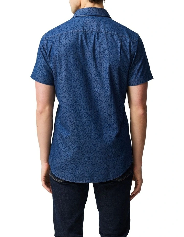 Clarkes Bay Sports Fit Shirt in Denim image 3