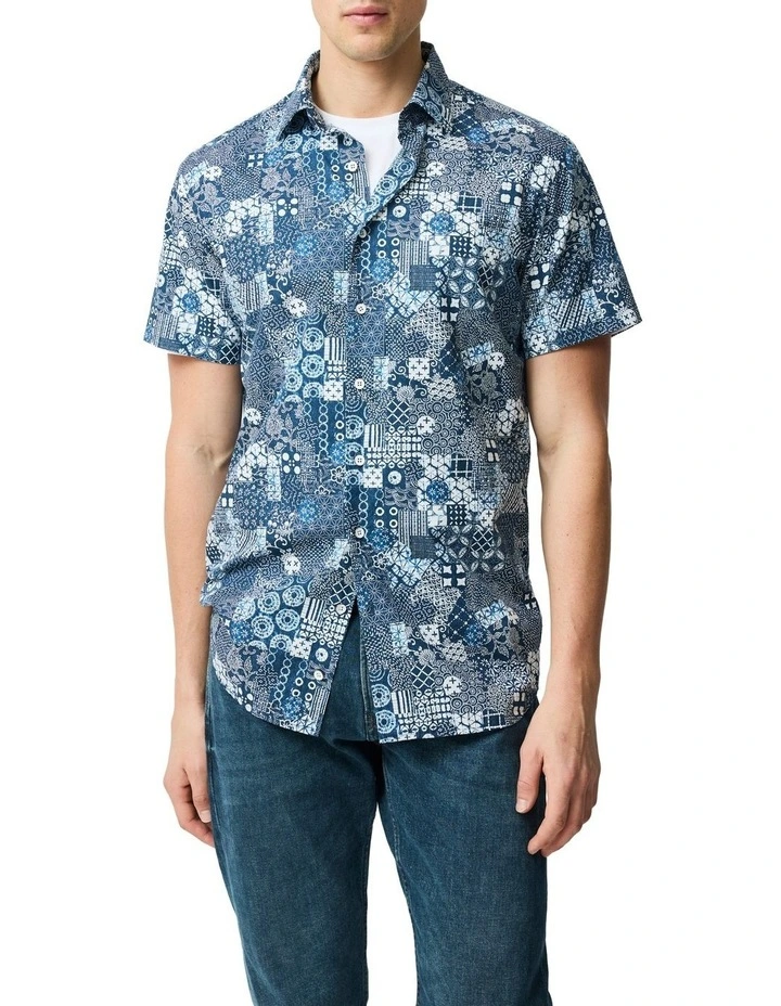 Barrie Sports Fit Shirt in Ink image 1