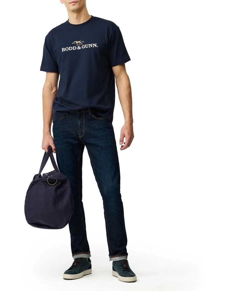 The Peaks Logo Tee in Midnight image 2