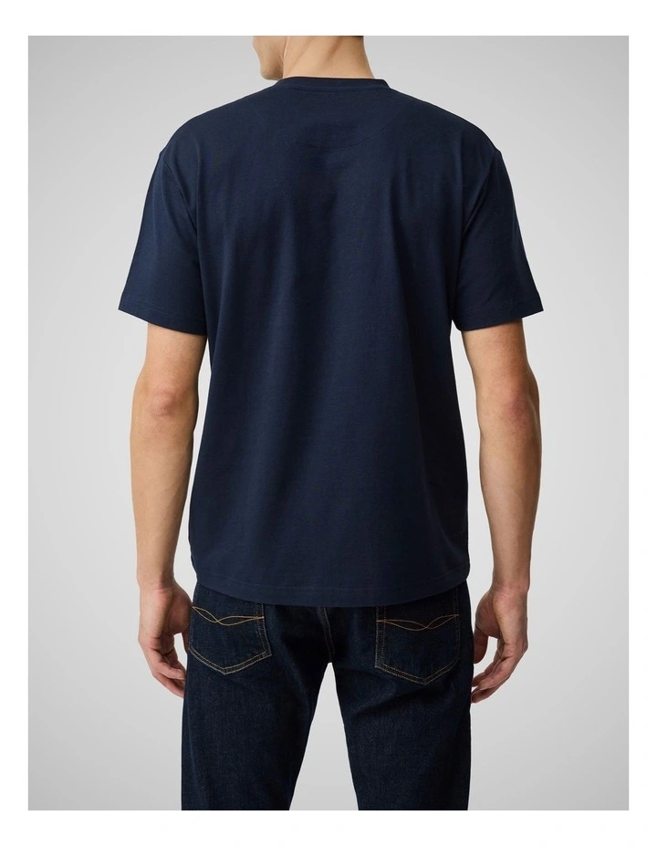 The Peaks Logo Tee in Midnight image 3