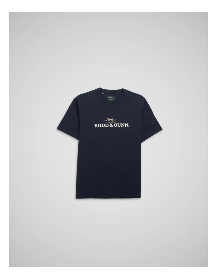The Peaks Logo Tee in Midnight image 4