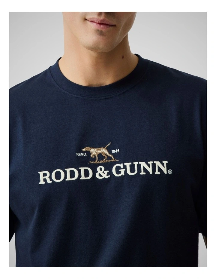 The Peaks Logo Tee in Midnight image 6