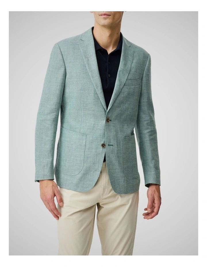 The Cascades Sports Fit Jacket in Aquamarine image 1