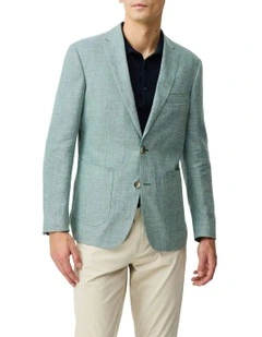 The Cascades Sports Fit Jacket in Aquamarine