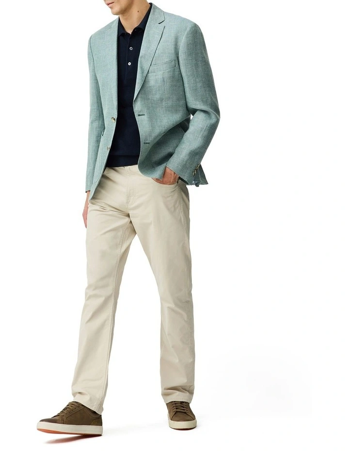 The Cascades Sports Fit Jacket in Aquamarine image 2