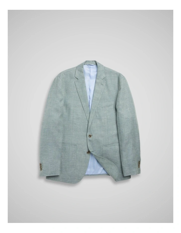 The Cascades Sports Fit Jacket in Aquamarine image 4
