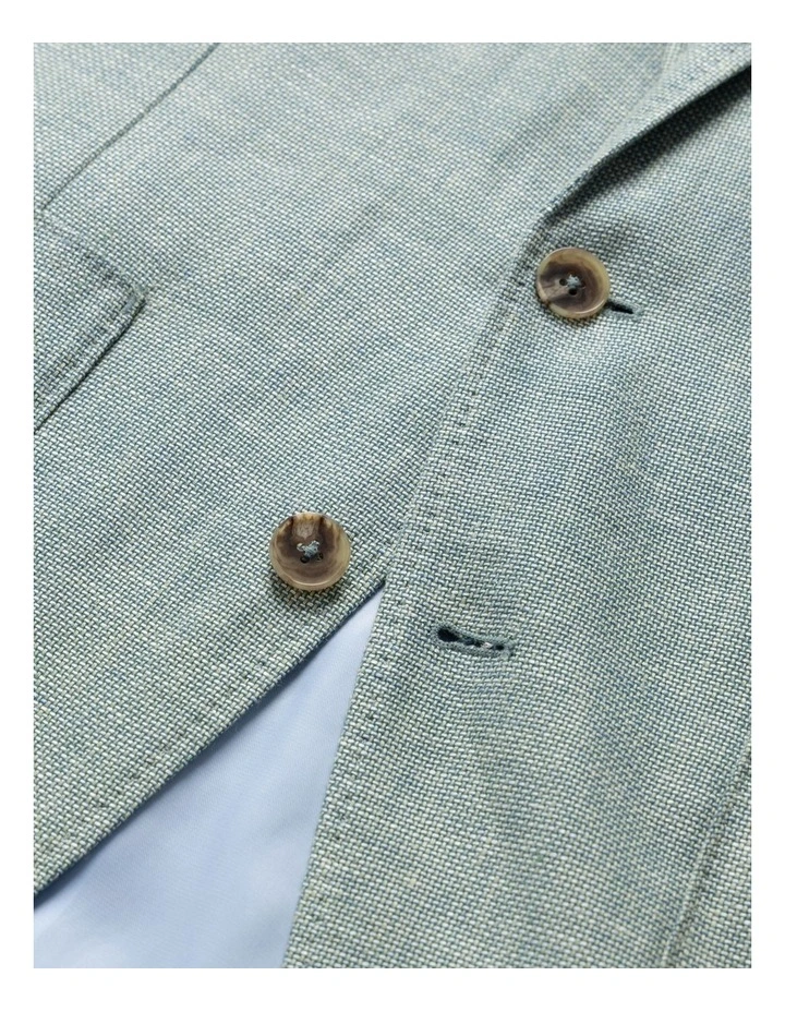 The Cascades Sports Fit Jacket in Aquamarine image 5