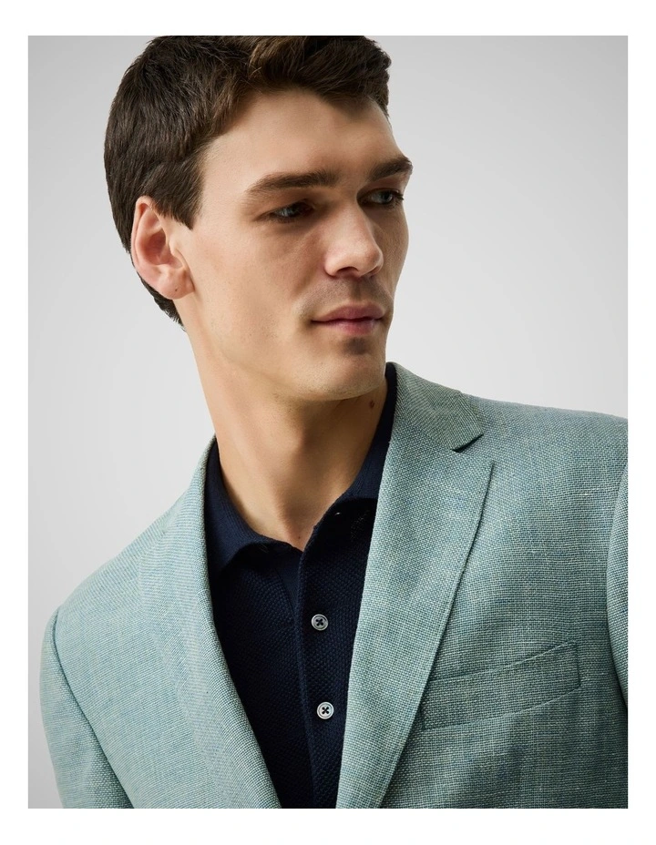 The Cascades Sports Fit Jacket in Aquamarine image 6