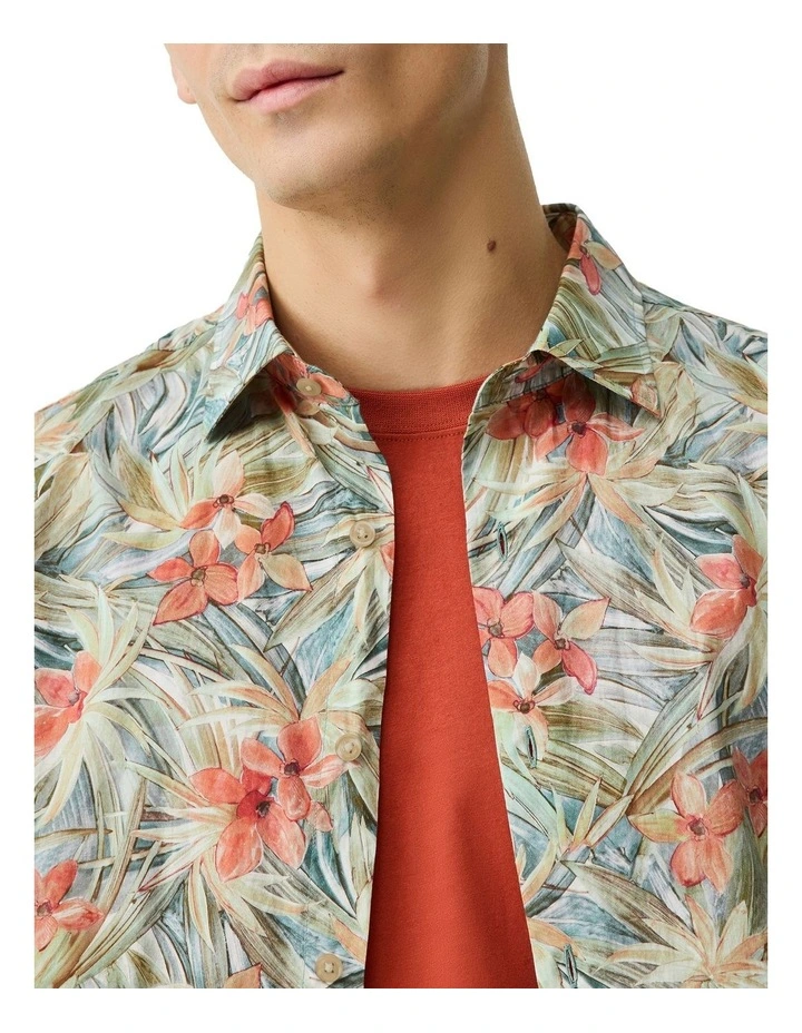 Riverina Shirt in Botanical image 4