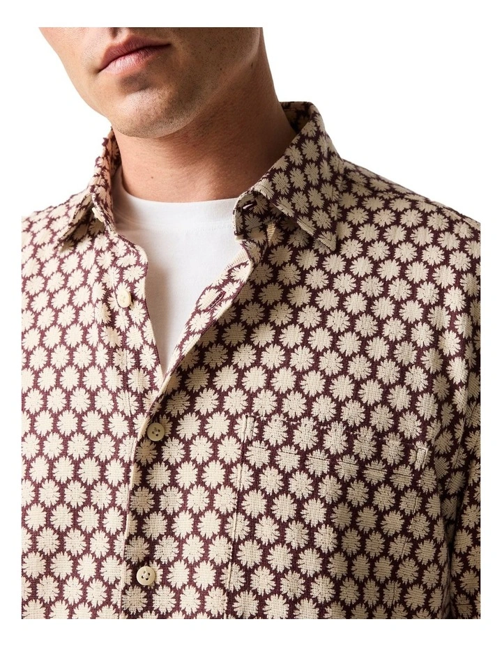 Nelson Creek Shirt in Burgundy image 4