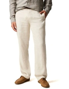 Resort Linen Pant in Oatmeal