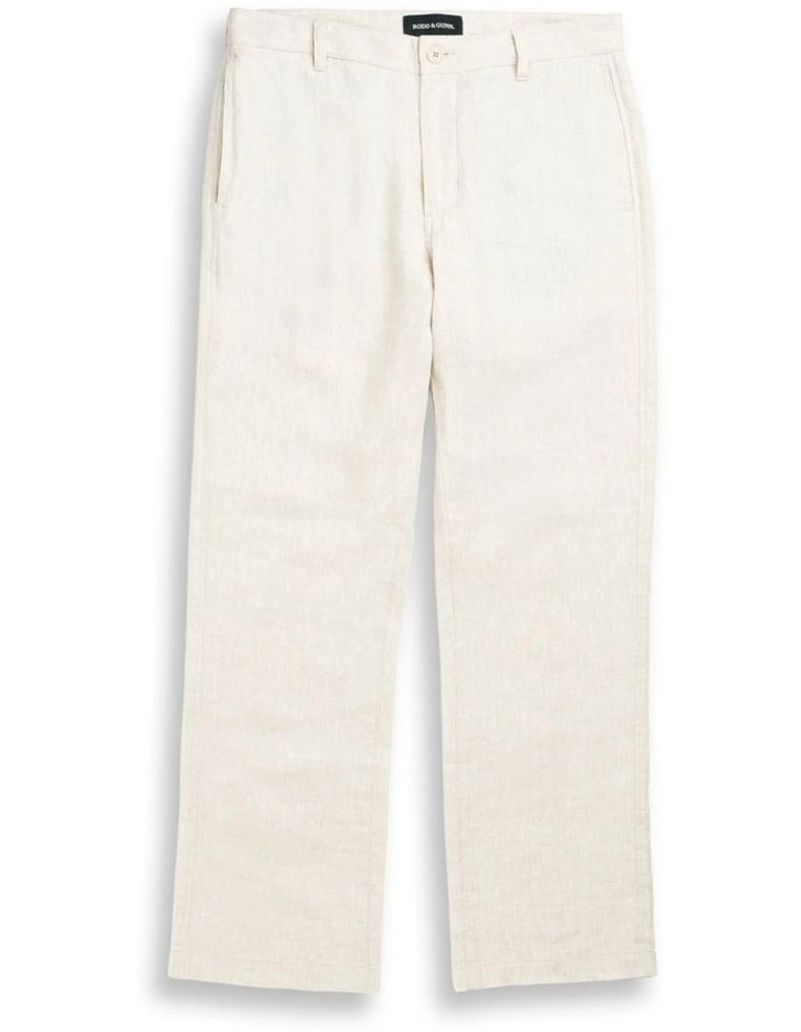 Resort Linen Pant in Oatmeal image 3