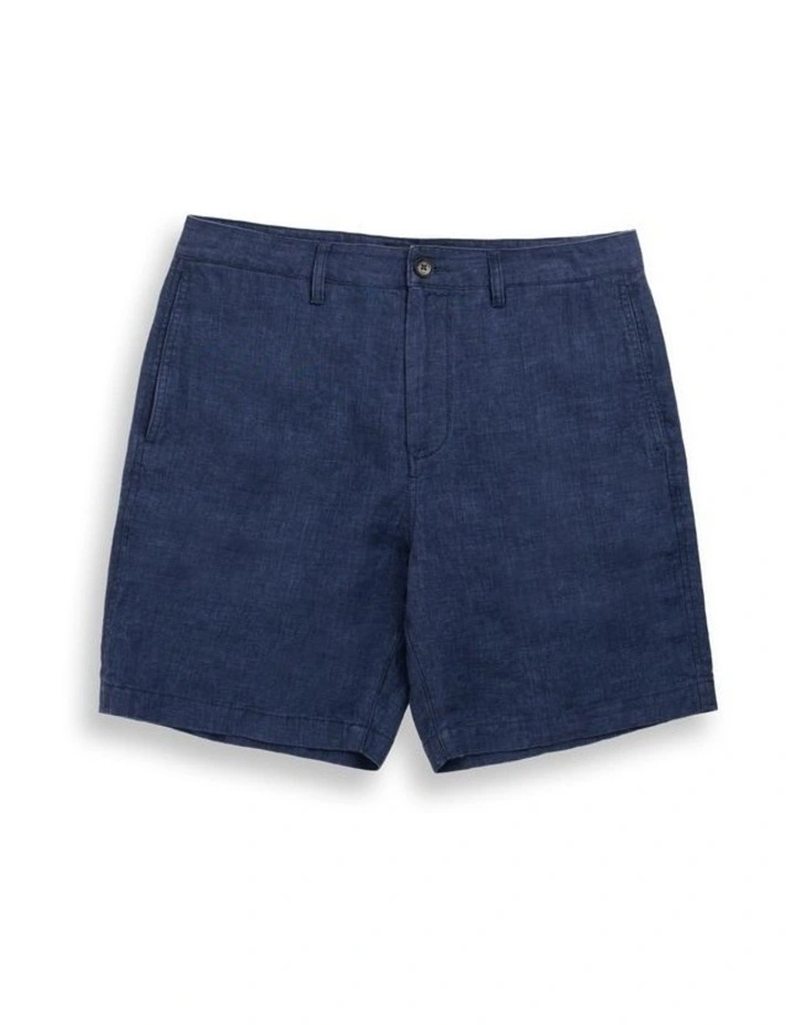 Resort Linen Short in Marine image 4