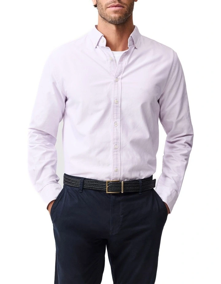Cambridge Long Sleeve Shirt in Blush image 2