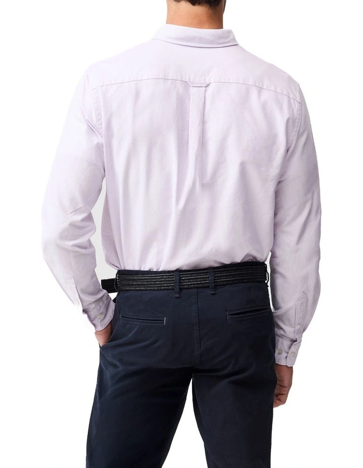 Cambridge Long Sleeve Shirt in Blush image 4