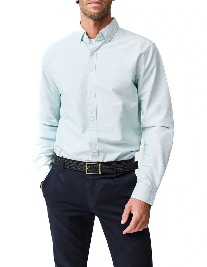 Cambridge Long Sleeve Shirt in Fern image 1