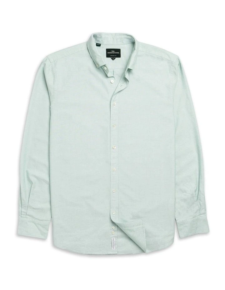 Cambridge Long Sleeve Shirt in Fern image 5