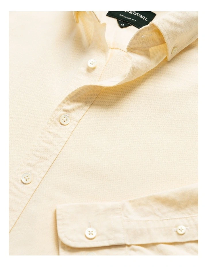 Cambridge Long Sleeve Shirt in Lemon image 6