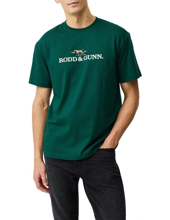 The Peaks Logo Tee in Forest image 1