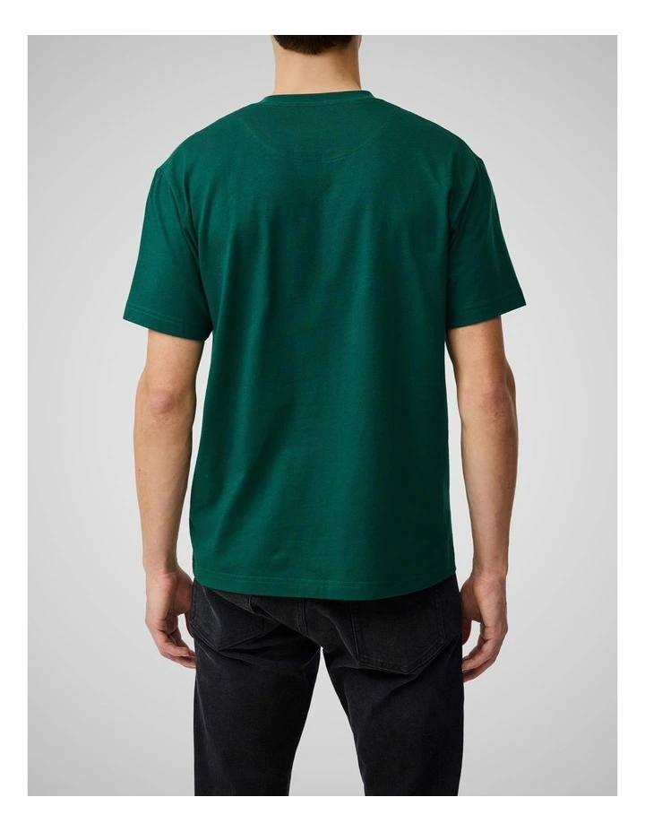 The Peaks Logo Tee in Forest image 3