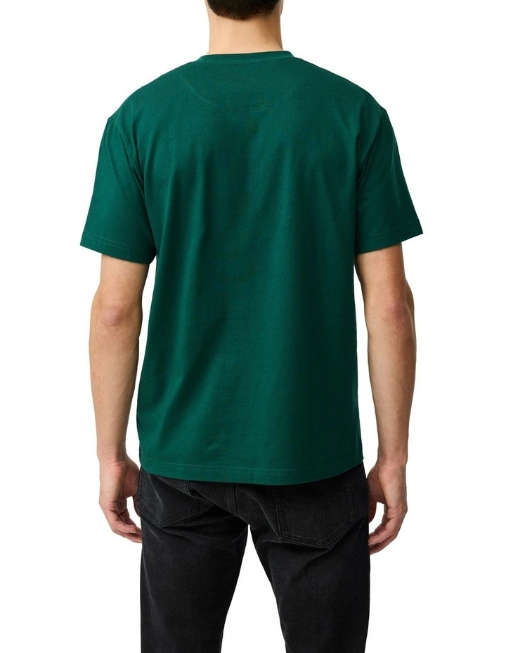 The Peaks Logo Tee in Forest image 3