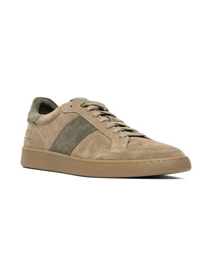 Saxon Sneaker in Stone Olive image 2