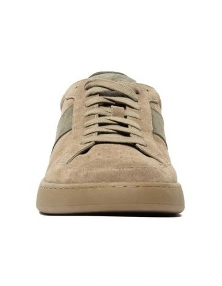 Saxon Sneaker in Stone Olive image 4