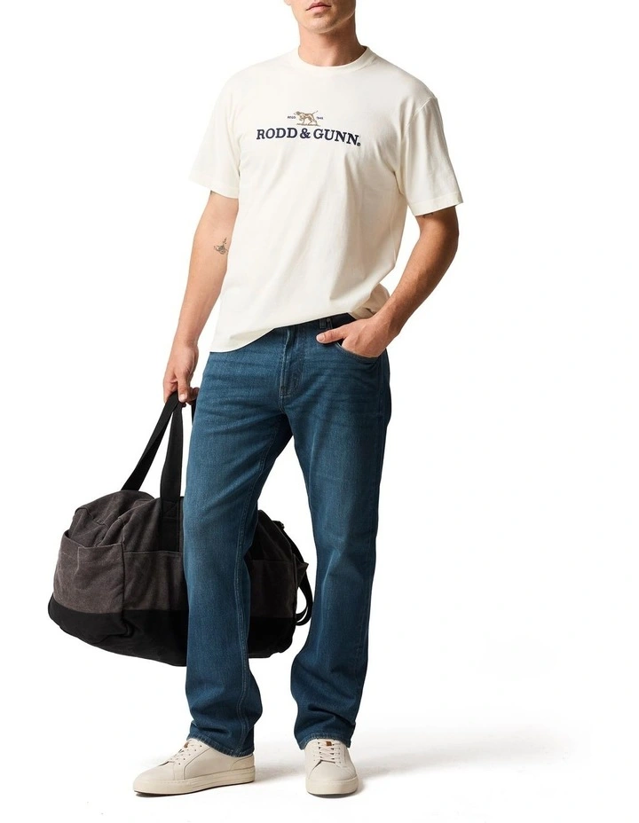 The Peaks Logo Tee in Vintage White image 2