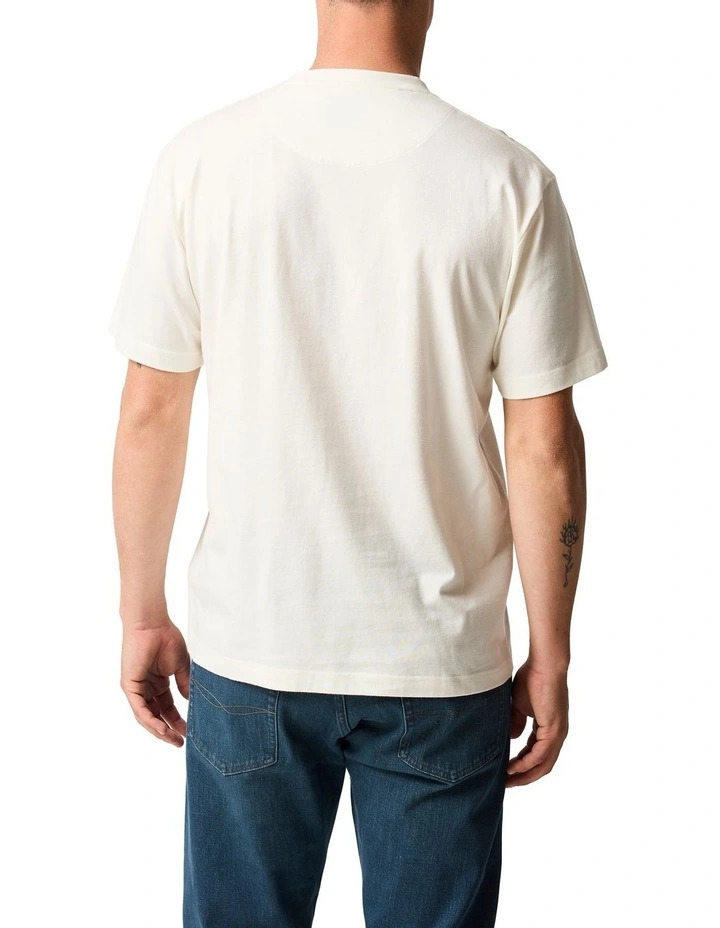 The Peaks Logo Tee in Vintage White image 3