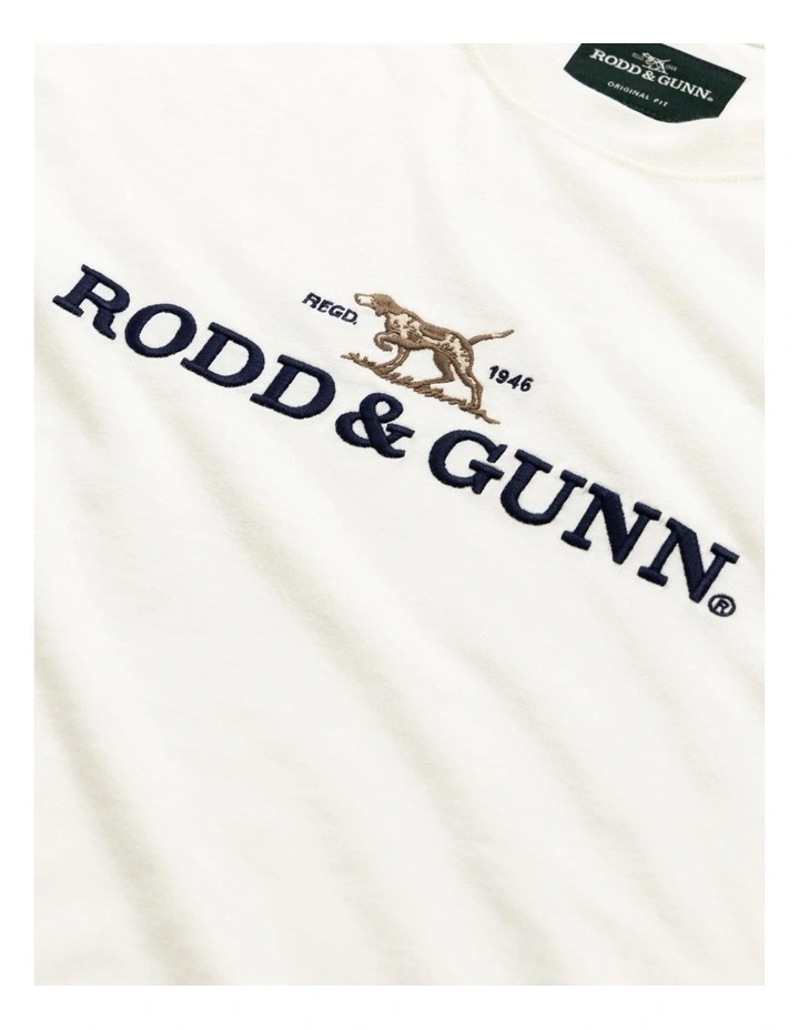 The Peaks Logo Tee in Vintage White image 4