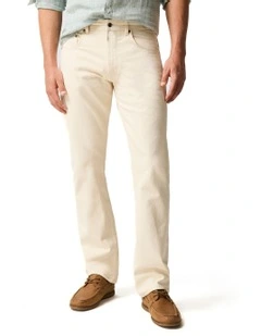 Ventry Relaxed Fit Jeans in Ecru
