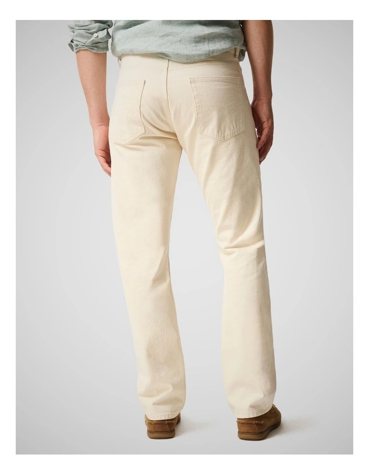 Ventry Relaxed Fit Jeans in Ecru image 3