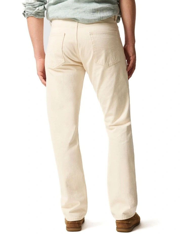 Ventry Relaxed Fit Jeans in Ecru image 3