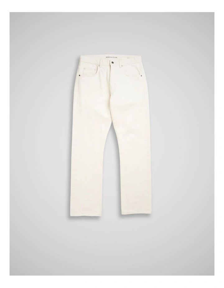 Ventry Relaxed Fit Jeans in Ecru image 4