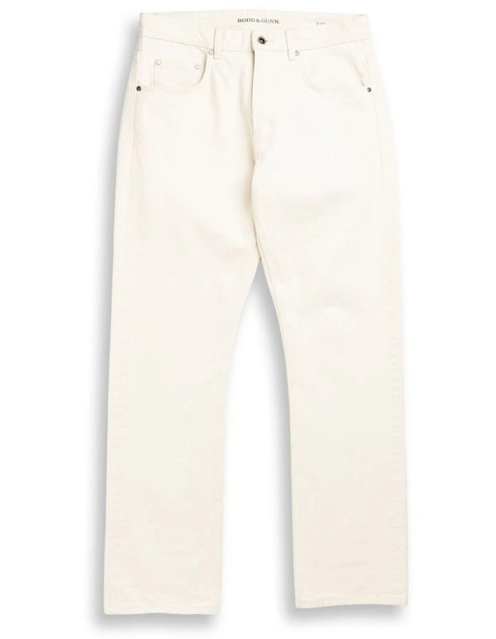 Ventry Relaxed Fit Jeans in Ecru image 4
