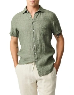 Palm Beach Sports Fit Shirt in Kelp