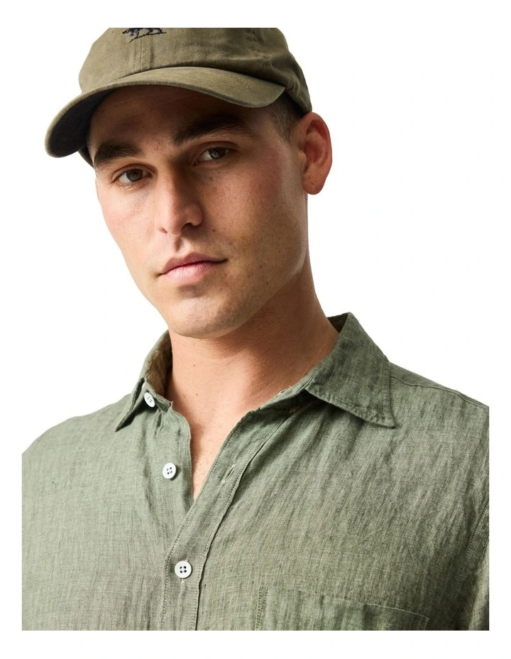 Palm Beach Sports Fit Shirt in Kelp image 6