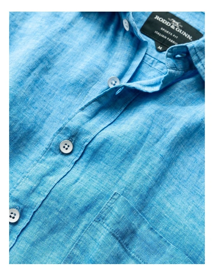 Palm Beach Sports Fit Shirt in Cobalt image 5
