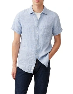 Palm Beach Sports Fit Shirt in Denim