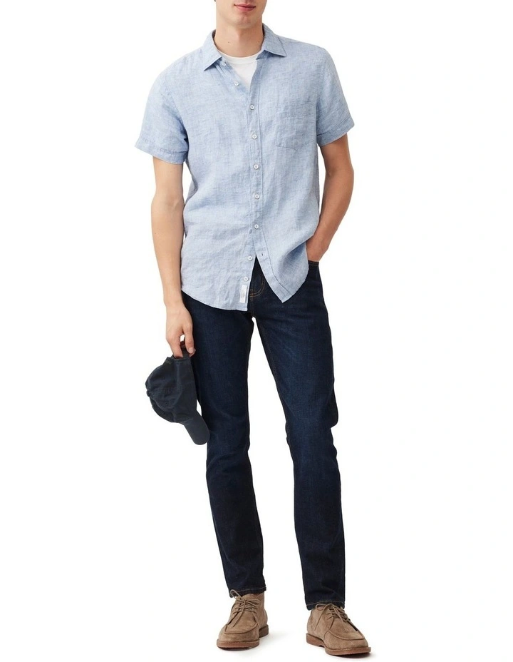 Palm Beach Sports Fit Shirt in Denim image 3