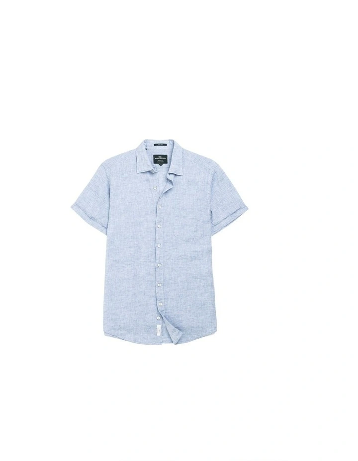 Palm Beach Sports Fit Shirt in Denim image 4