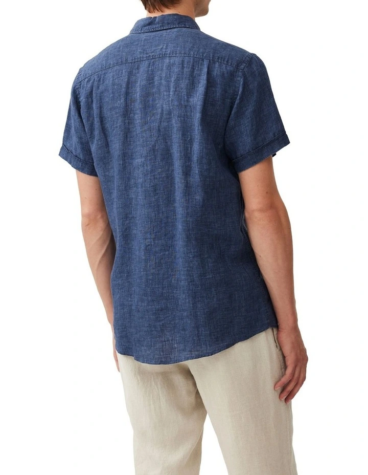 Palm Beach Sports Fit Shirt in Marine image 2