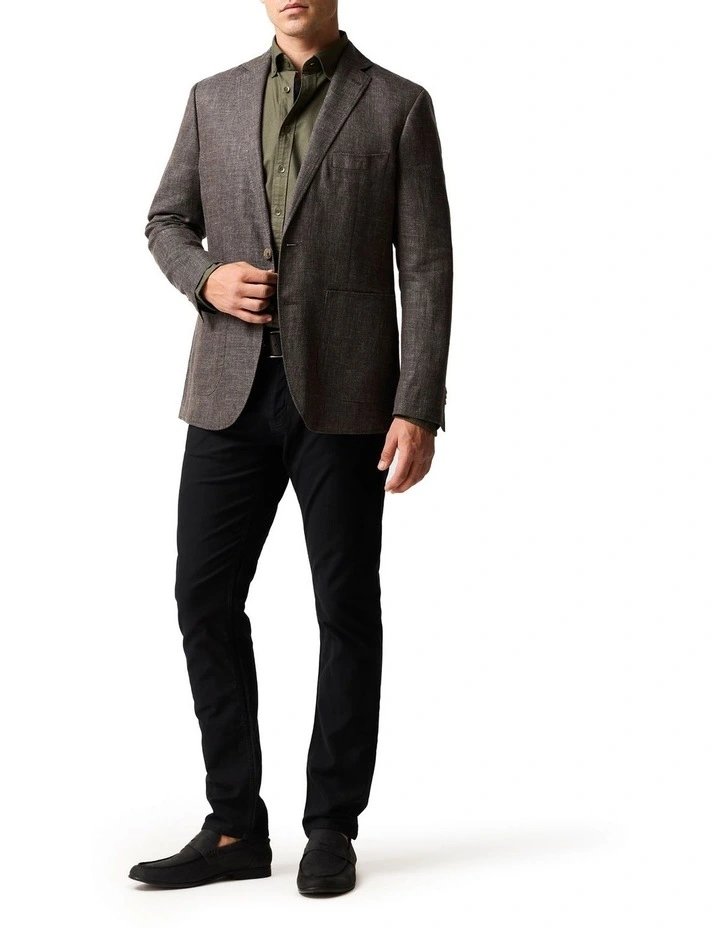 The Cascades Sports Fit Jacket in Granite image 2