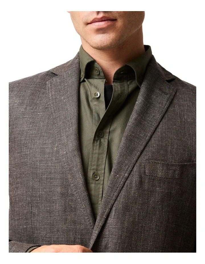 The Cascades Sports Fit Jacket in Granite image 4